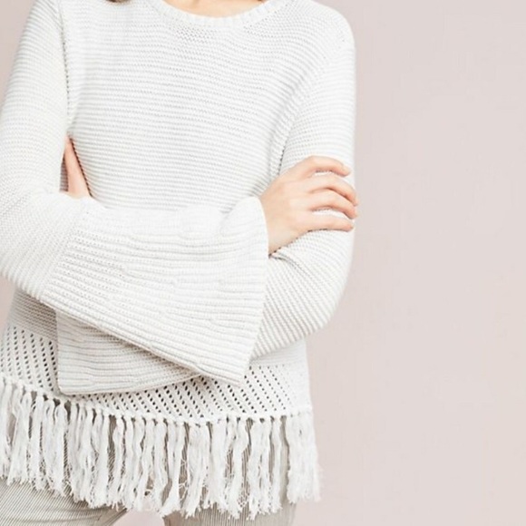 SPRUCE EMERALD GREEN CHRISTMAS BELL SLEEVE SWEATER - Picture 4 of 4